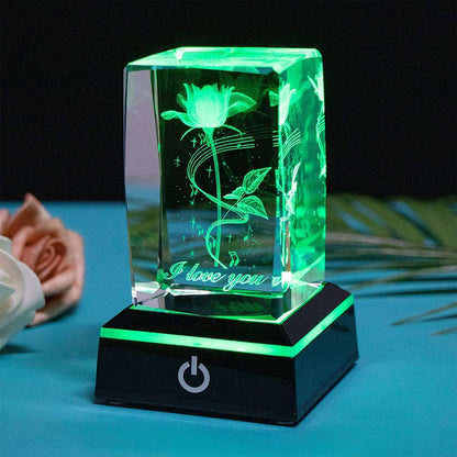 Engraved Rose Ornament