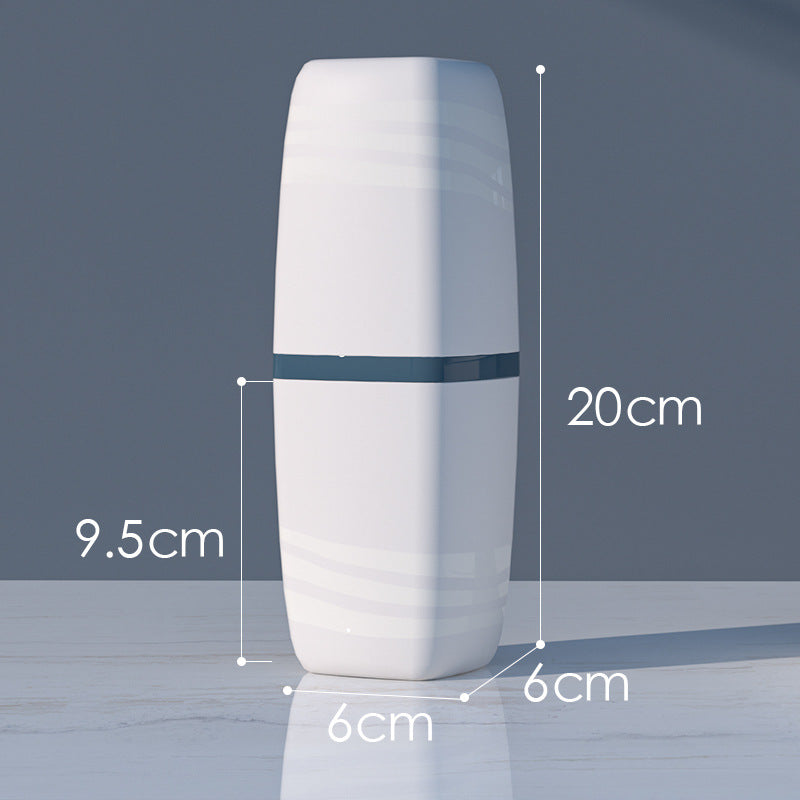 Portable Travel Toothbrush Cup Set with Storage Box