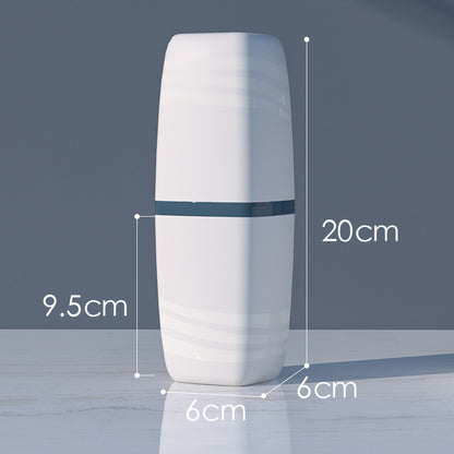Portable Travel Toothbrush Cup Set with Storage Box