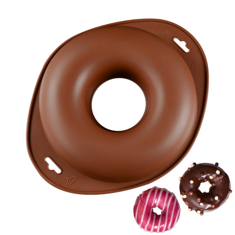 Large Silicone Donut Cake Mold for High-Temperature Use