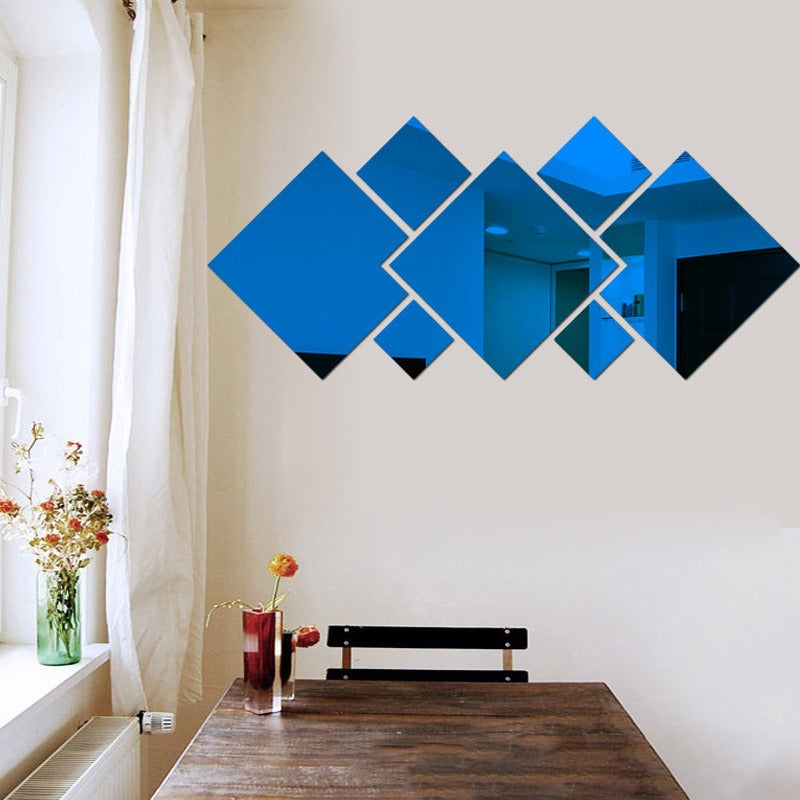 Square Acrylic Decorative Mirror Set