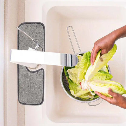 Grey Faucet Absorbent Mat for Kitchen & Bathroom