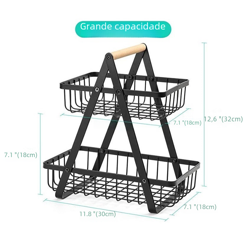 Nordic Iron Fruit Basket
