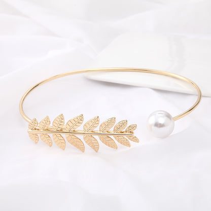 New Luxury Curtain Tiebacks with Metal Leaf Design