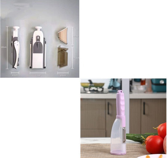 Three-in-one Fruit Peeling & Planing Knife