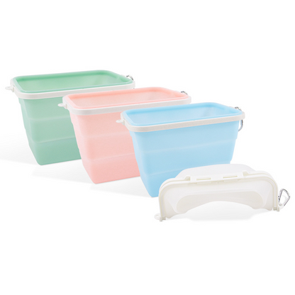 Reusable Silicone Folding Lunch Box