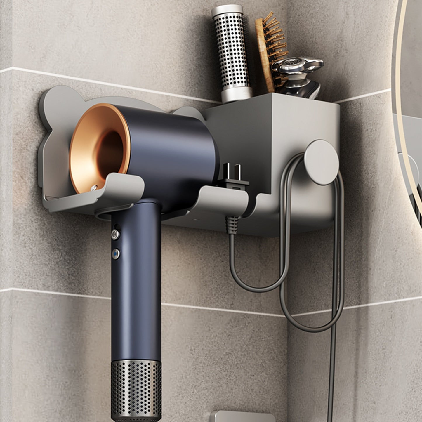 Hair Dryer Rack