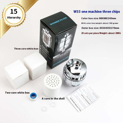 15-Level Shower Head Water Purifier Filter