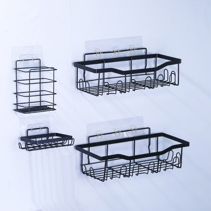 Wall-Mounted Shower Storage Rack for Bathroom