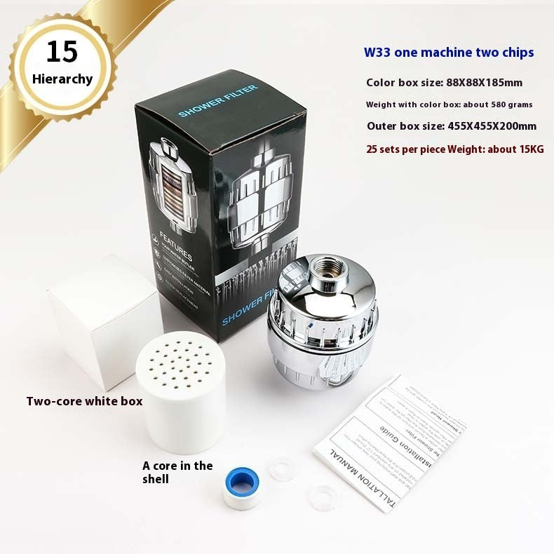 15-Level Shower Head Water Purifier Filter