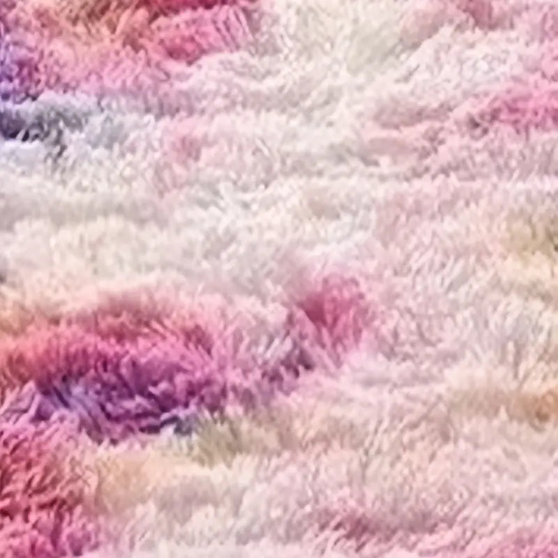 Colorful Fluffy Shaggy Rug for Living Room Comfort