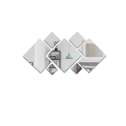 Square Acrylic Decorative Mirror Set