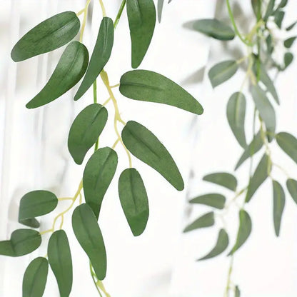 Willow Leaf Vine Hanging Artificial Greenery Garland