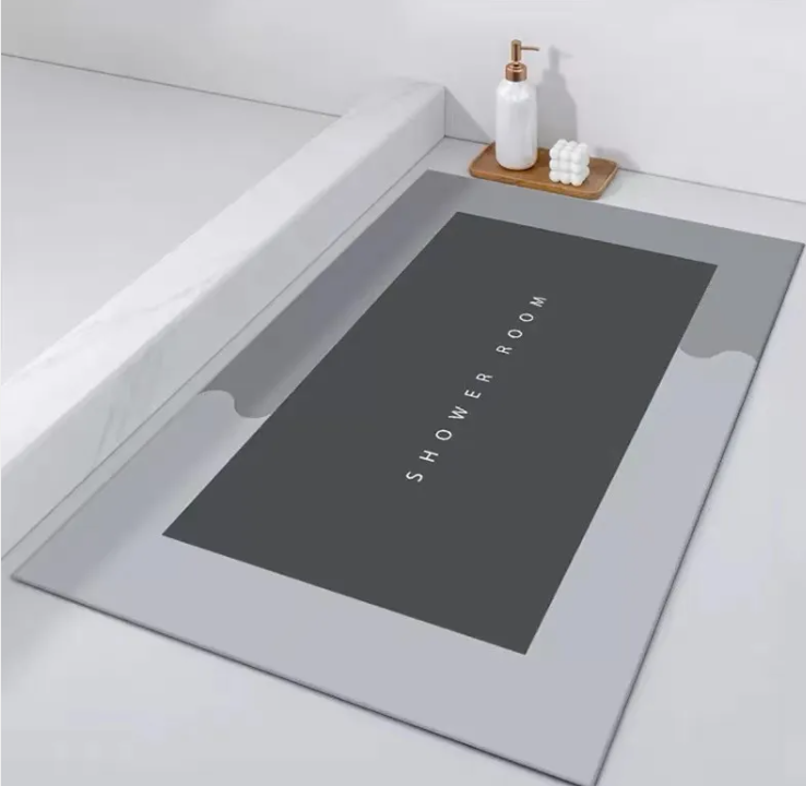 Absorbent Diatom Ooze Bath Mat