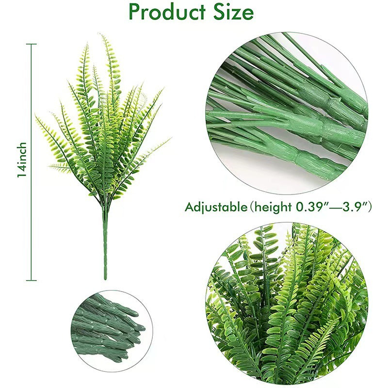 UV-Resistant Artificial Long Persian Leaf Plant