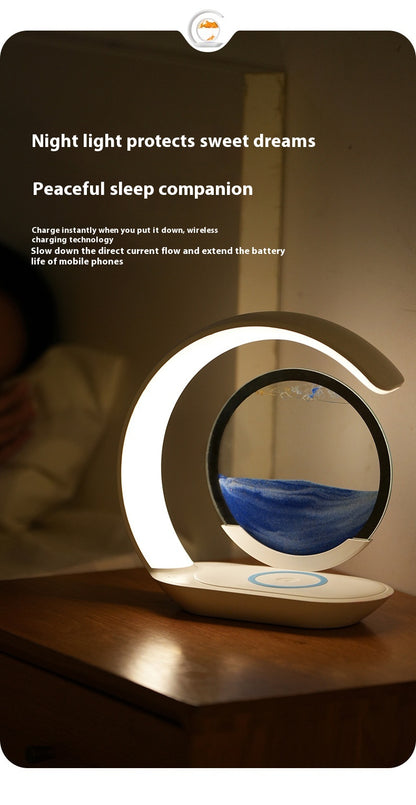 Sand Art Wireless Charging Night Light