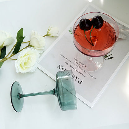Cocktail Fruit Wine Crystal Glass Stemmed
