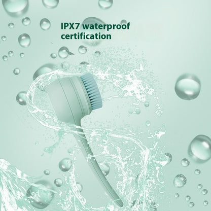 Electric Bath Brush with Automatic Back Scrub