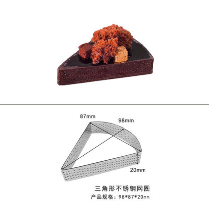 Round Stainless Steel Mousse Cake Ring Mold for Baking