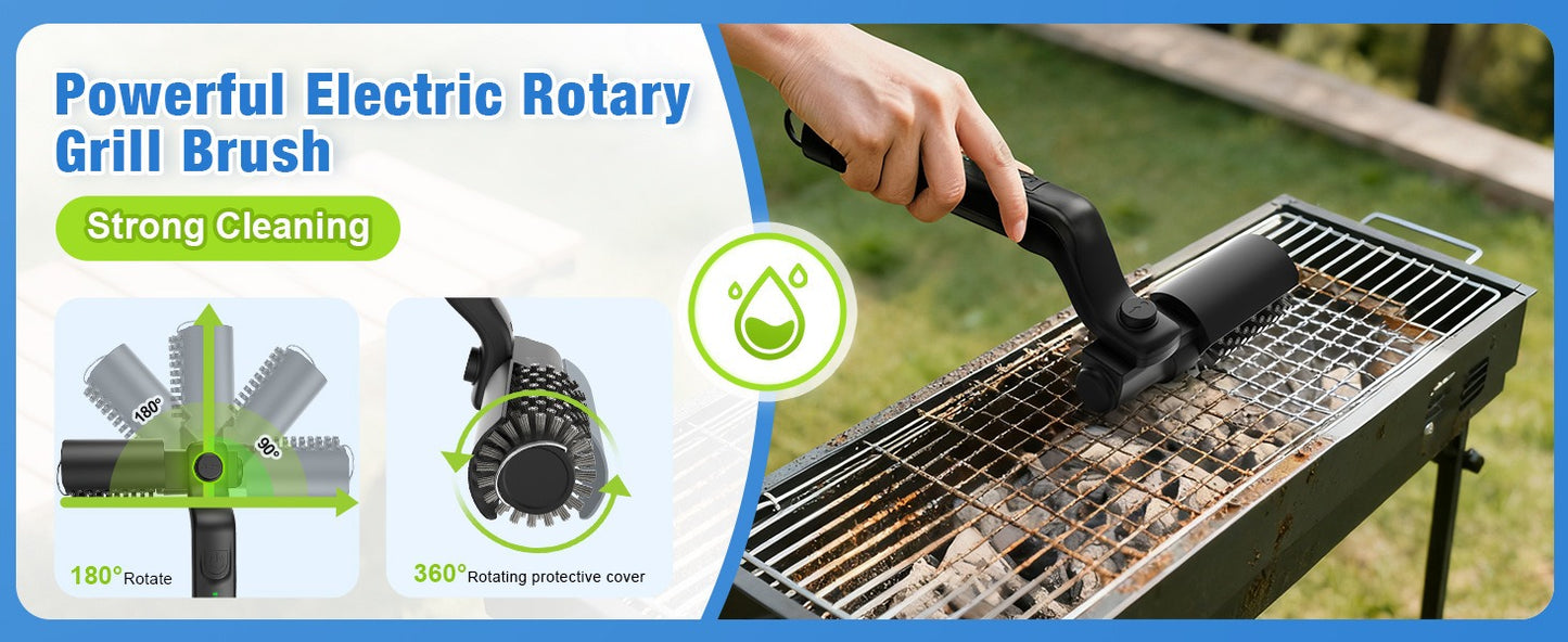 Electric BBQ Brush for Grill Cleaning