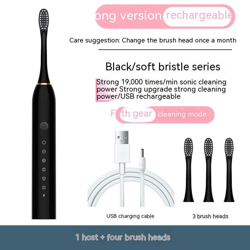 Soft-bristle Rechargeable Toothbrush & Oral Irrigator