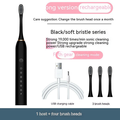 Soft-bristle Rechargeable Toothbrush & Oral Irrigator