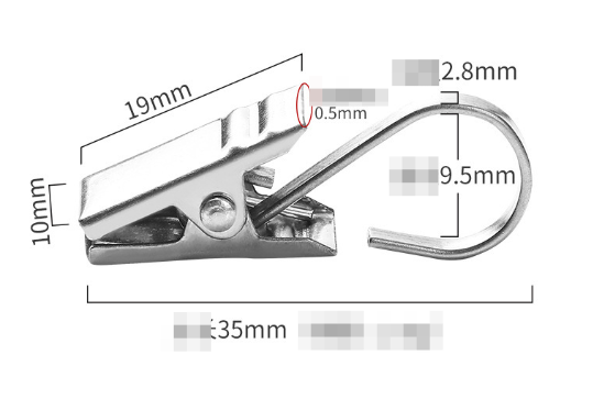 Stainless Steel Curtain Clip Hooks for Heavy Curtains