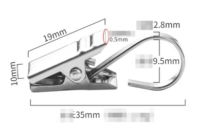 Stainless Steel Curtain Clip Hooks for Heavy Curtains