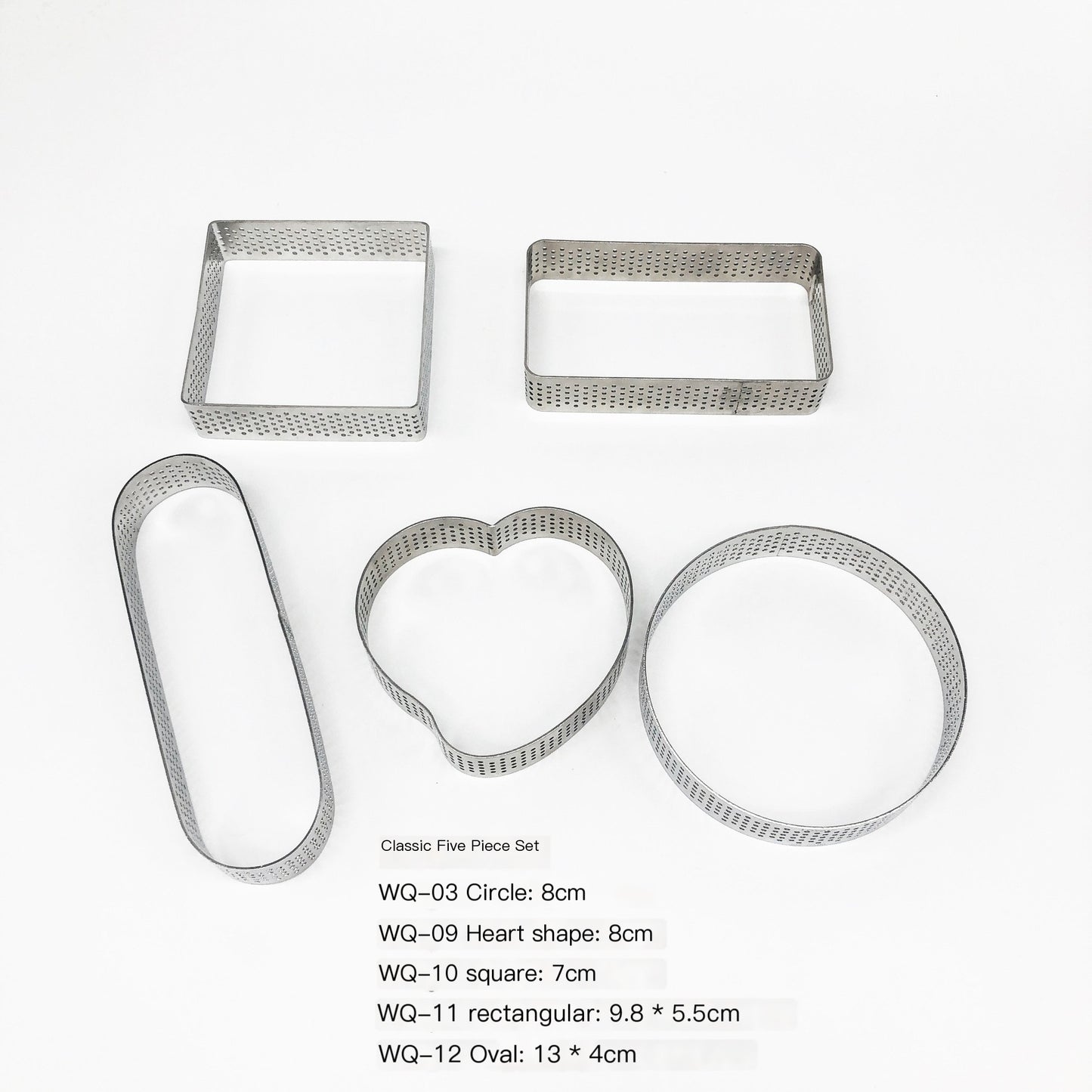 Round Stainless Steel Mousse Cake Ring Mold for Baking