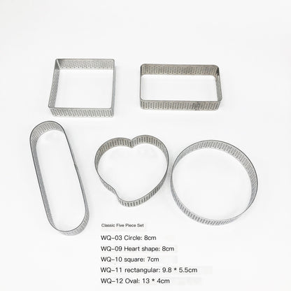 Round Stainless Steel Mousse Cake Ring Mold for Baking