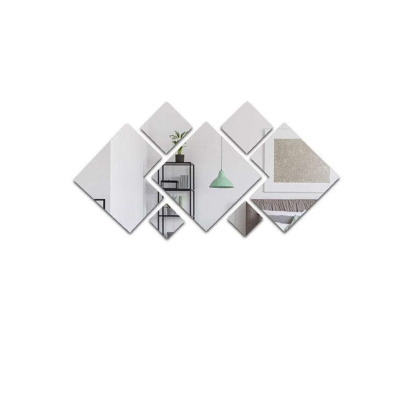Square Acrylic Decorative Mirror Set