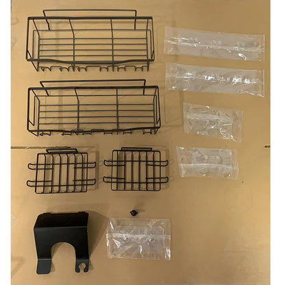 Wall-Mounted Shower Storage Rack for Bathroom