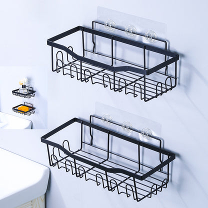 Wall-Mounted Shower Storage Rack for Bathroom