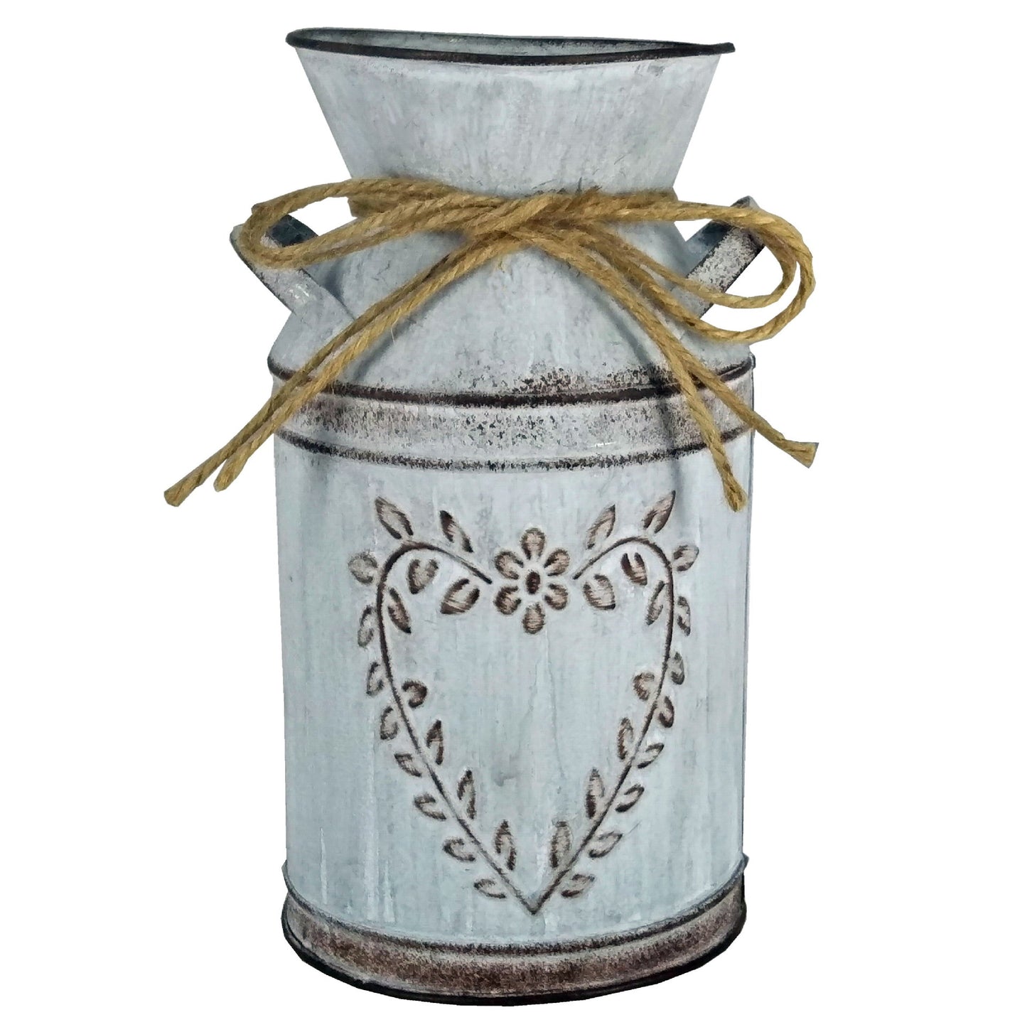 Heart-Shaped Flower Vase - Metal Floral Arrangement Pot