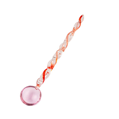 Cute Colored Glass Stirring Spoon