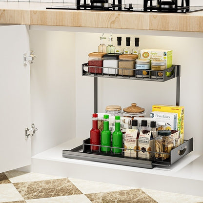 2-Tier Bathroom Sink Storage Rack Set