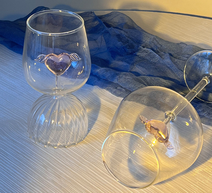 Luxury Crystal Wine Glass Set with Decanter and Goblets