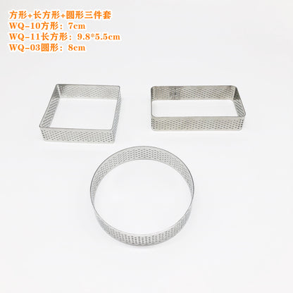 Round Stainless Steel Mousse Cake Ring Mold for Baking