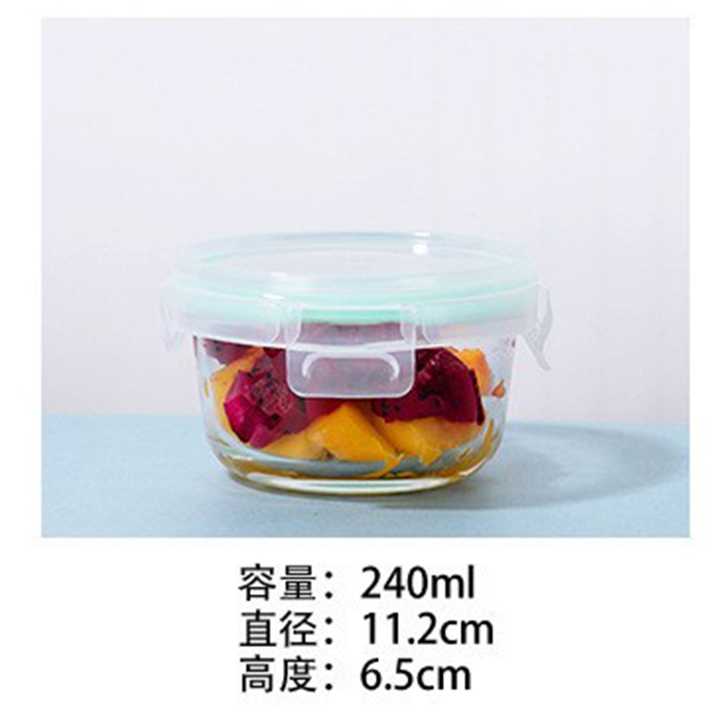 High Borosilicate Glass Food Storage Box for Steaming