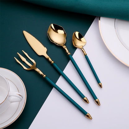 304 Stainless Steel Cutlery Set for Western Dining (4pcs)