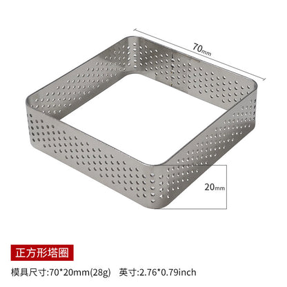 Round Stainless Steel Mousse Cake Ring Mold for Baking