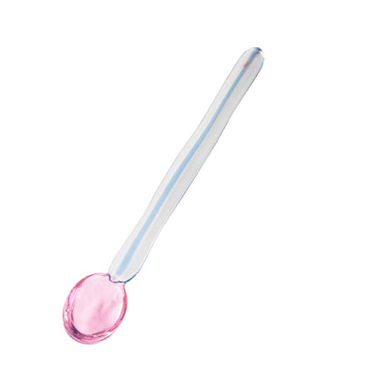 Cute Colored Glass Stirring Spoon