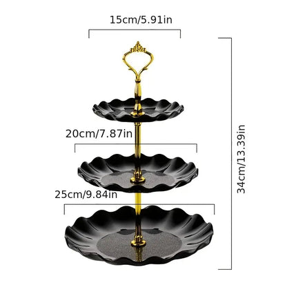 3-Tier Cupcake Stand for Parties and Events