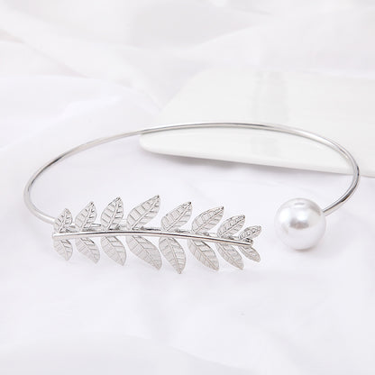 New Luxury Curtain Tiebacks with Metal Leaf Design