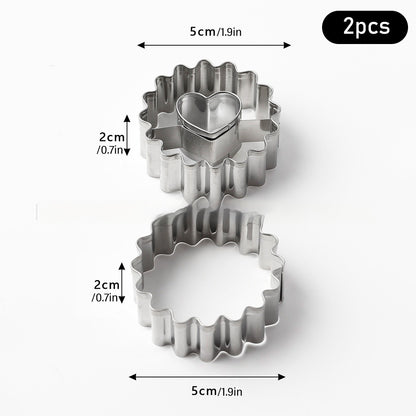 Stainless Steel Cookie & Cake Mold Set